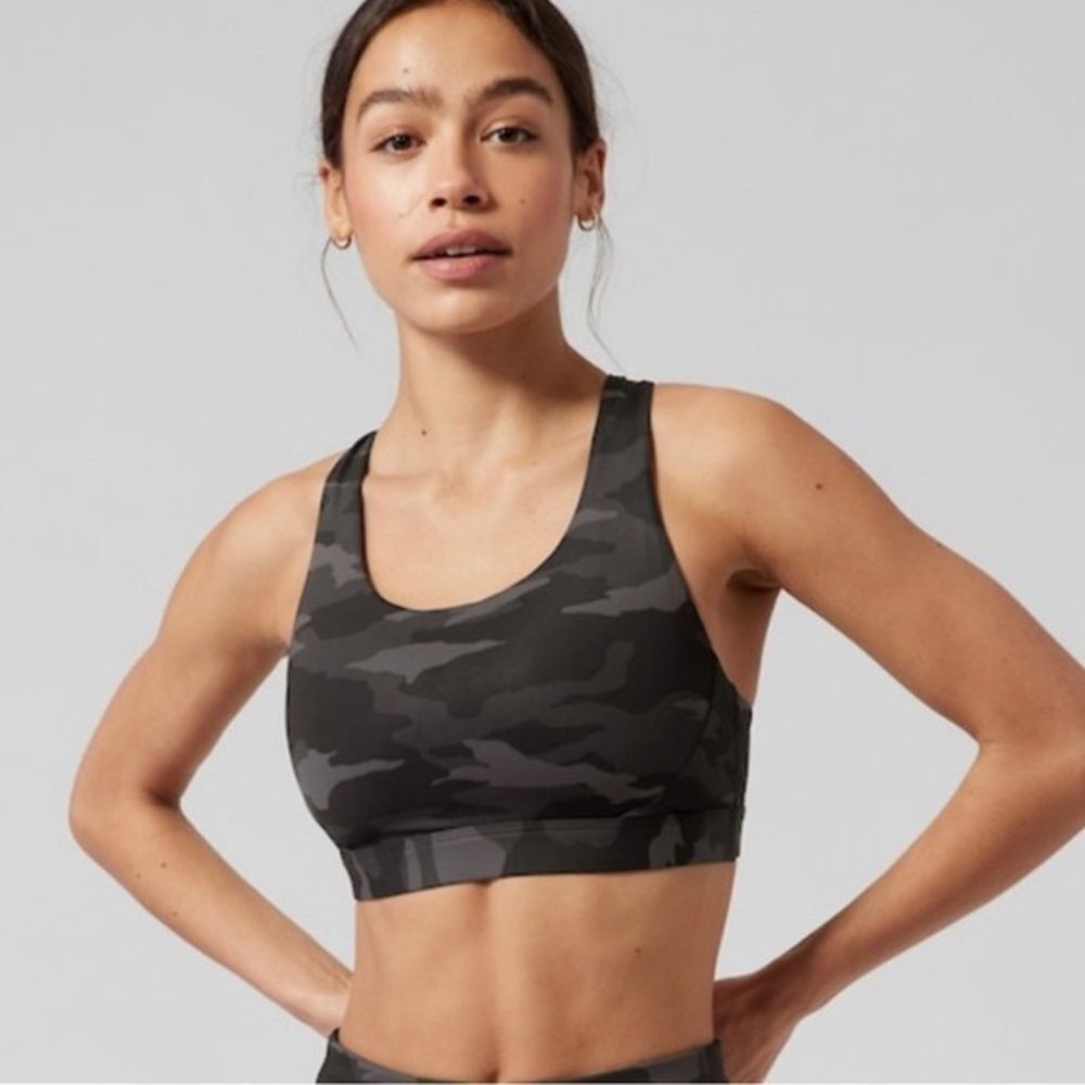 Athleta Black Cano Sports bra